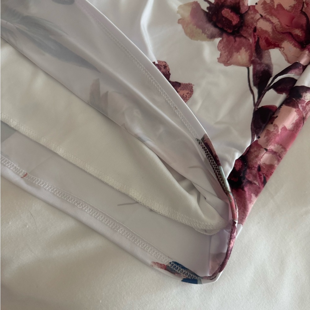 One Shoulder Floral Spring Mini Dress - Picture 8 of 8